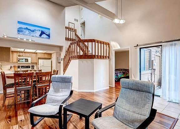 Open living and dining area - photo taken before recent updates