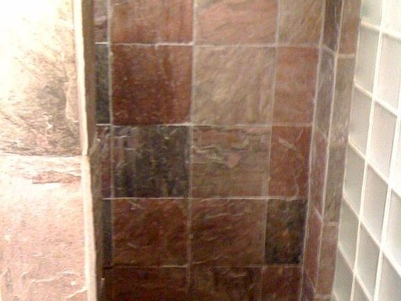 Copper Slate Shower