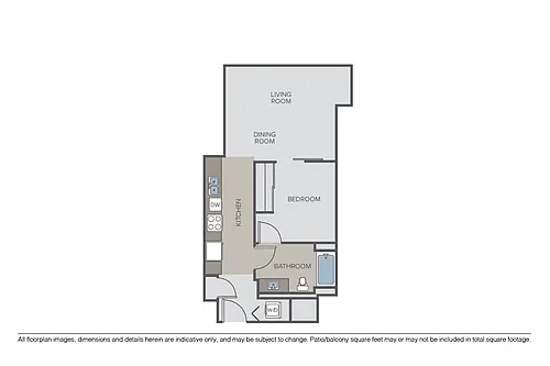 Floor plan Plan 1B