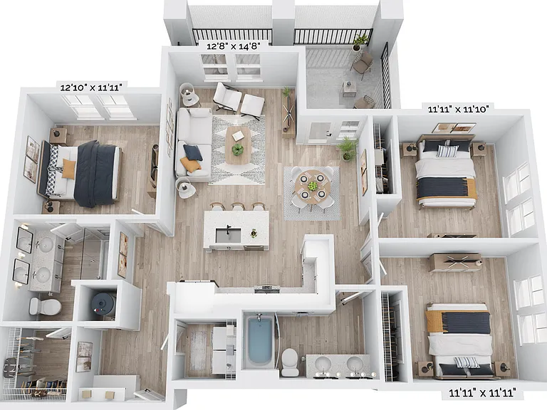 C2 floor plan The Elliott