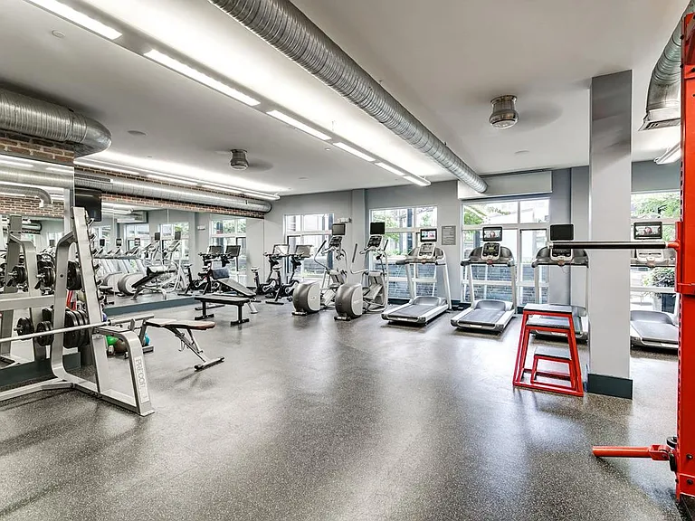 Skip the gym membership and crush your fitness goals in our fully equipped, high-end resident gym.