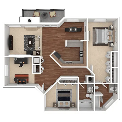 Floor plan Hickory