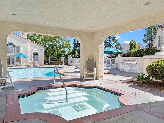 Pool and spa area