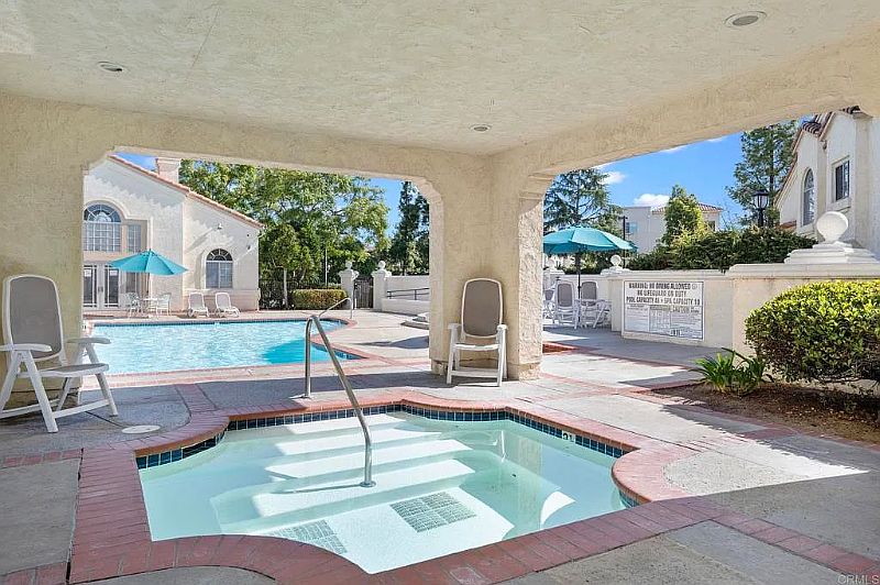 Pool and spa area