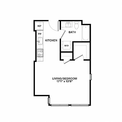 Floor plan Studio A9