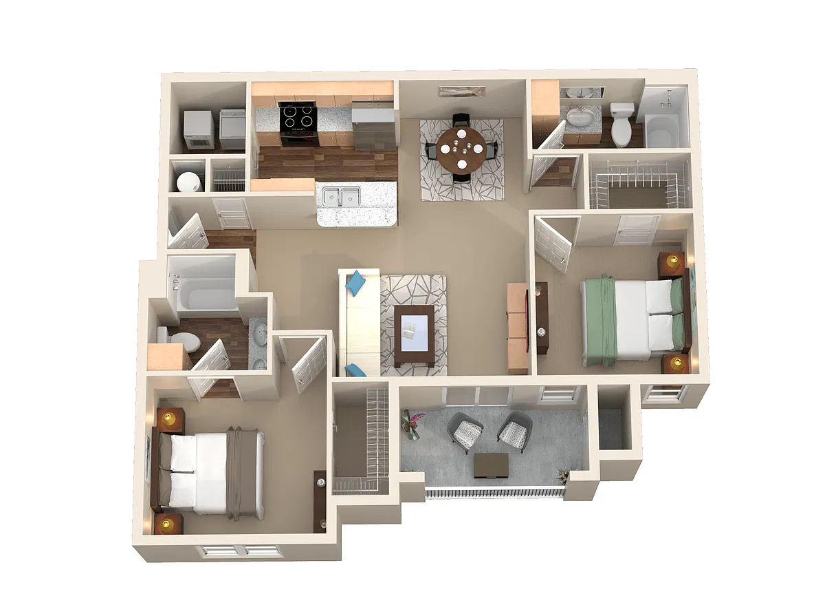 Floor plan B1