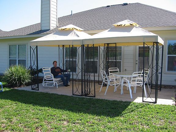 Gazebos on patio