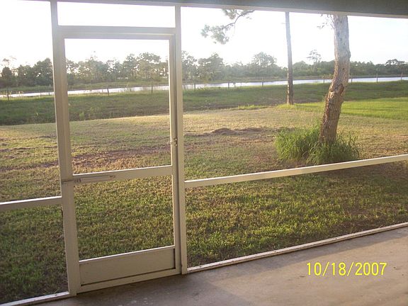 Looking out back yard 