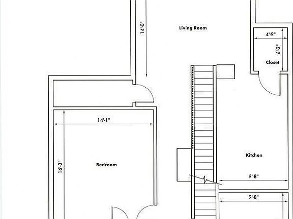 2nd image of 103 N Adams St APT 1