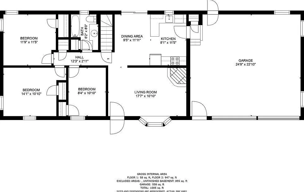 3 bed, 1200 sqft, $3,200 — Photo 3