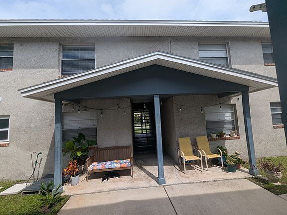 View outside stairwell leading up to apartment