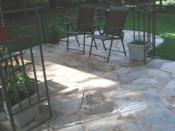 Beautiful, spacious patio for backyard entertaining