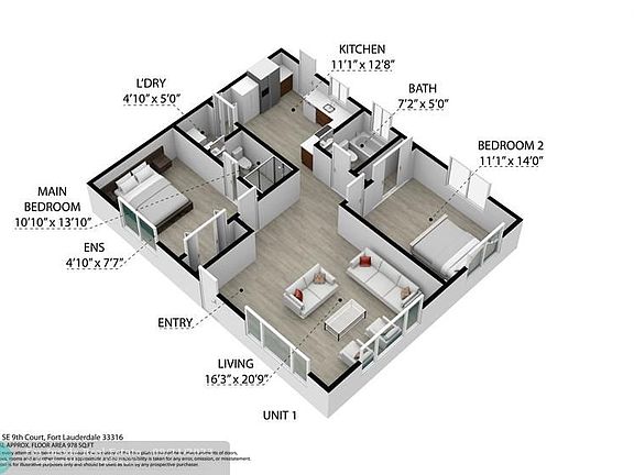 3rd image of 504 SE 9th Ct APT 1