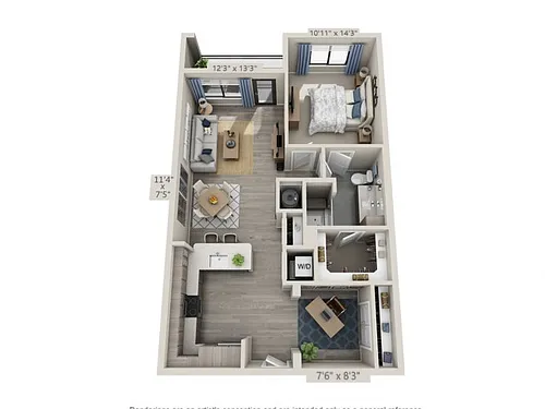 Floor plan B1