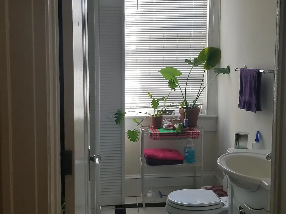 Full bathroom -- with shower & tub
