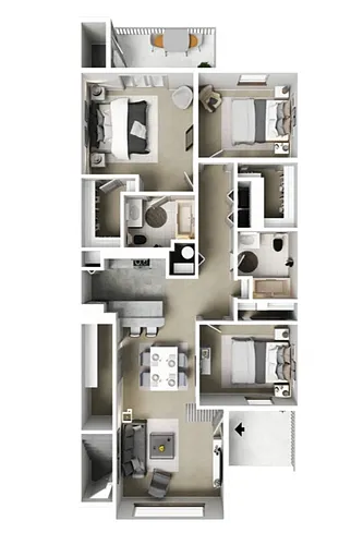 Floor plan 3 Bedroom