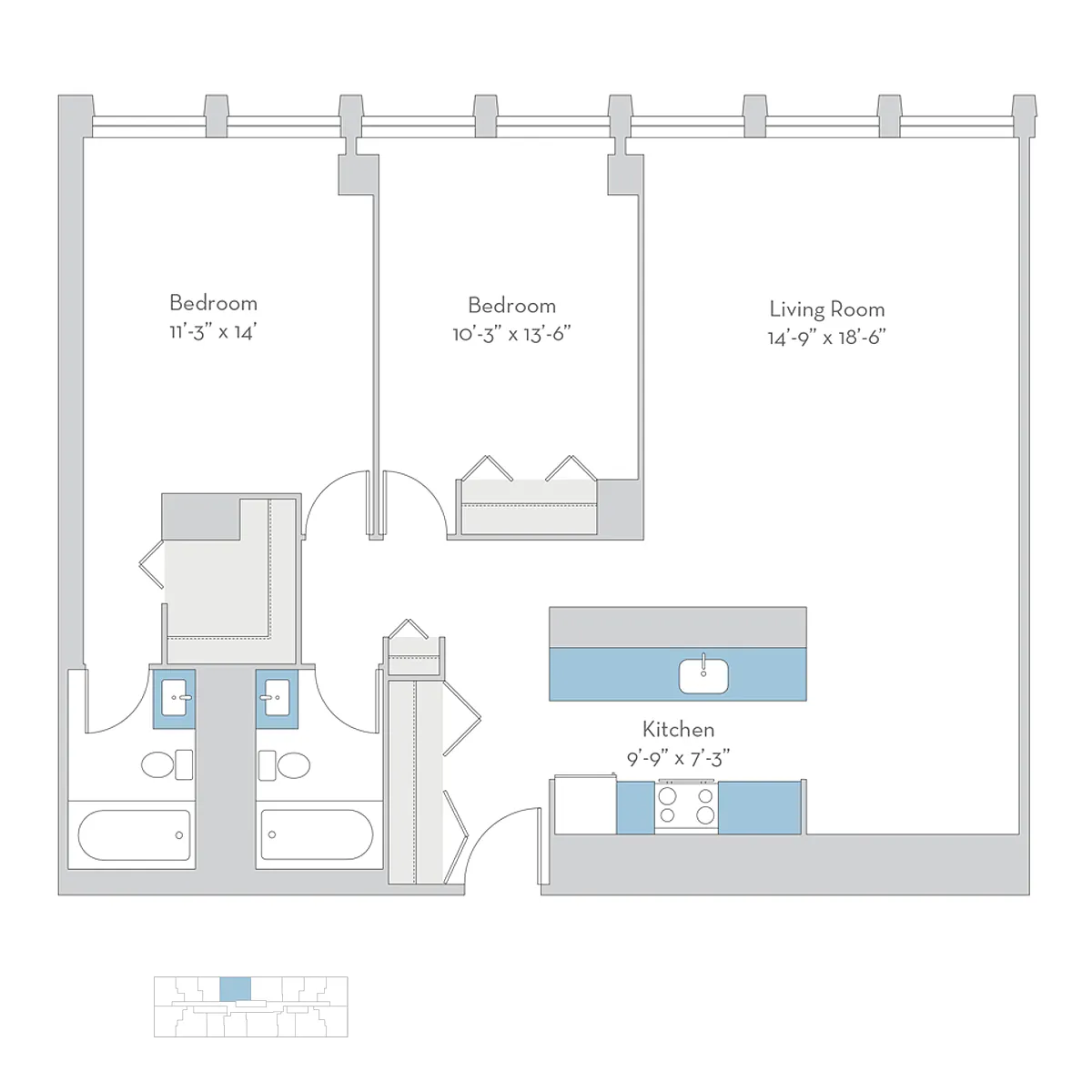 Floor plan 2bn07