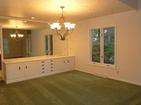 Dining room with built in buffet