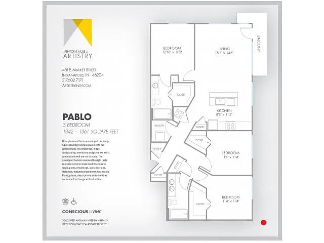 Floor plan Pablo