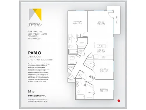 Floor plan Pablo