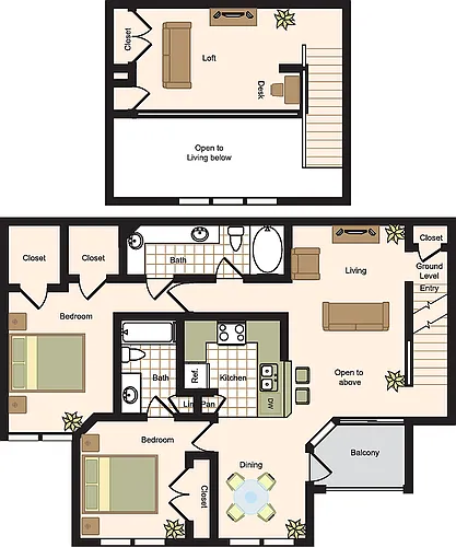 Floor plan G