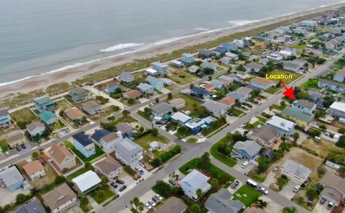 Aerial View showing location of property 2 streets over from the Beach!! - 725 Tarpon Ave #B