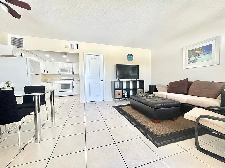 dining area + kitchen + living room