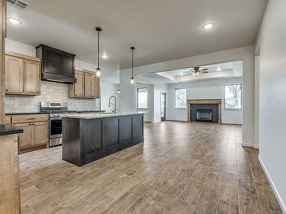 Kitchen, living view