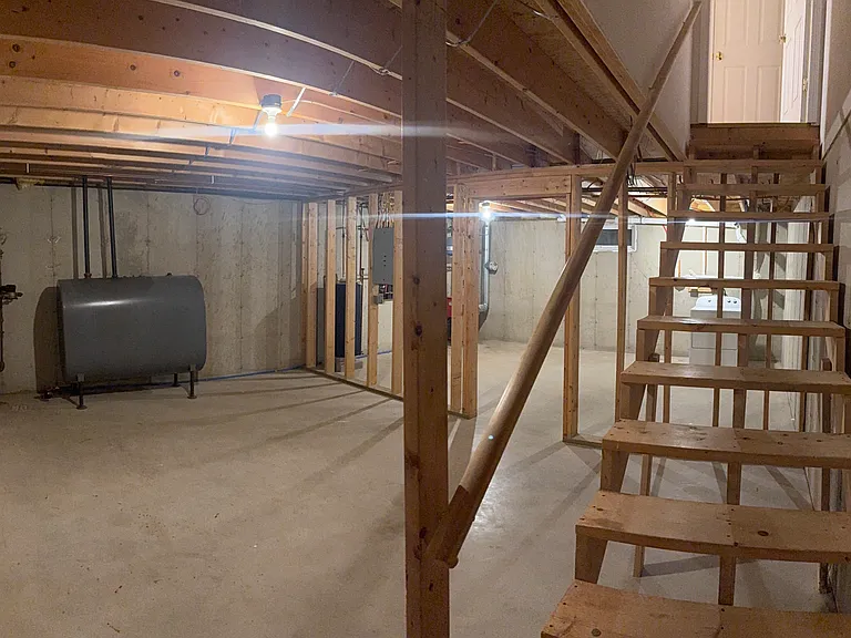 Private full dry basement - great for storage, laundry room, home gym etc.
