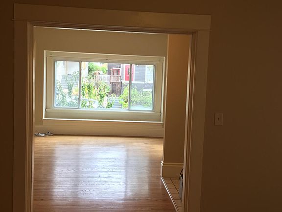 Photo of Living area and street view taken from Dining Room