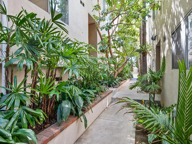 Walkways by Entrance to Townhouse