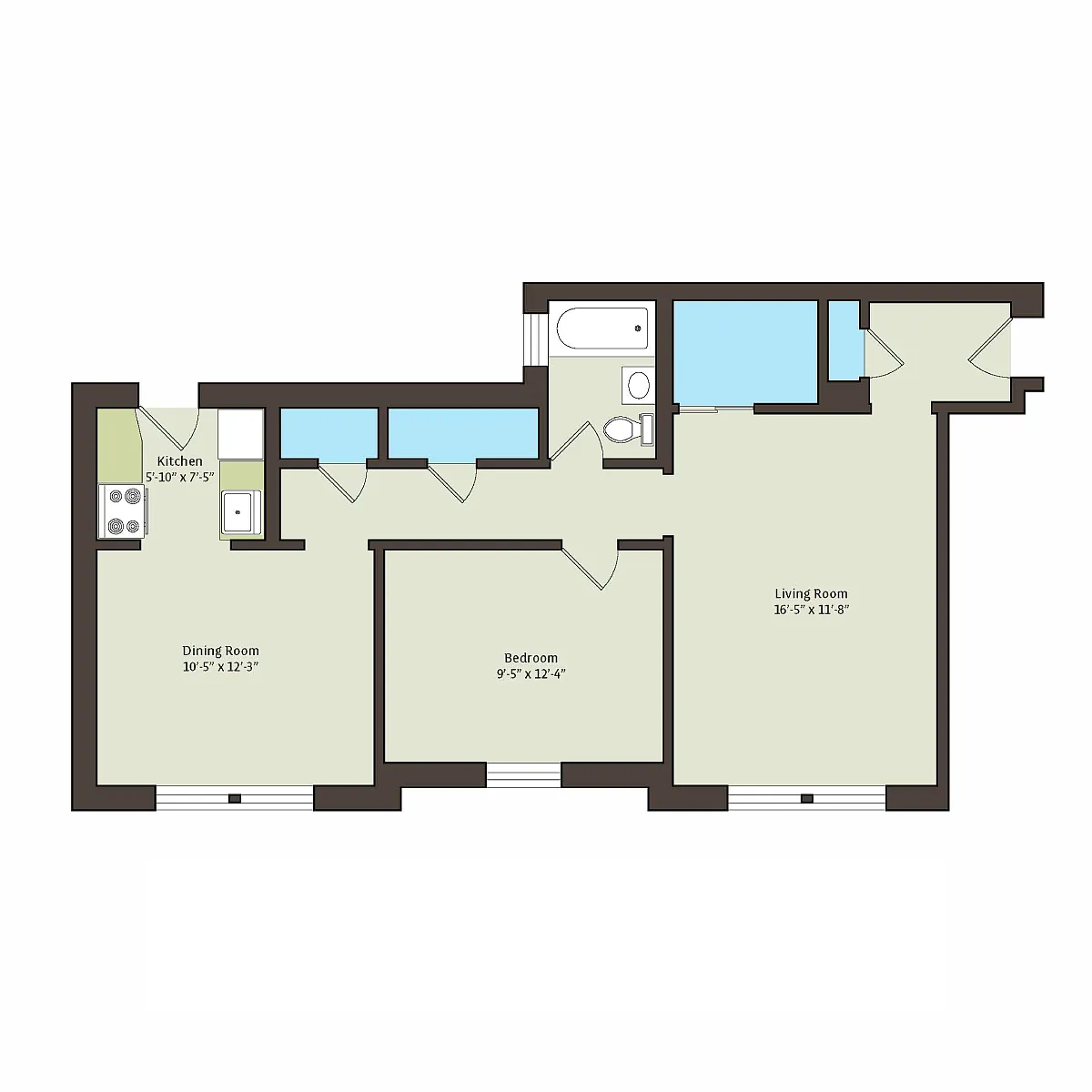 Floor plan 1440-1bD