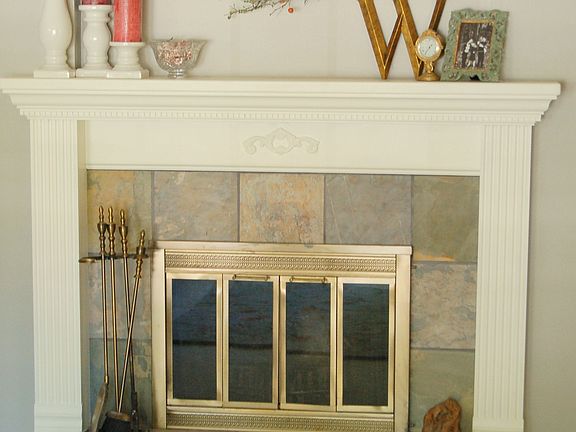 Fireplace in Formal Living 