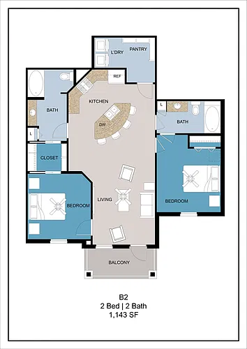 Floor plan B2