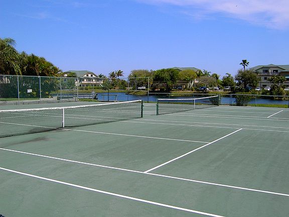 Two tennis courts