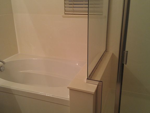 Master bathroom Tub and shower