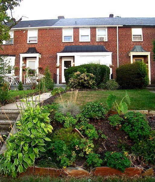 front of the house