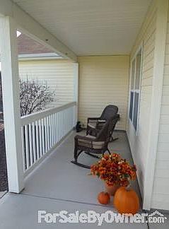 Enjoy your nice front porch!