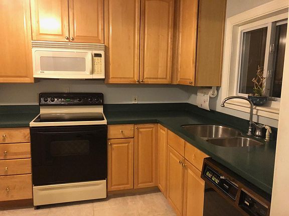 Kitchen Boasts Great View of Backyard! Kitchen features plenty of cabinet space, Dishwasher, Microwave and Electric Oven/Stove.