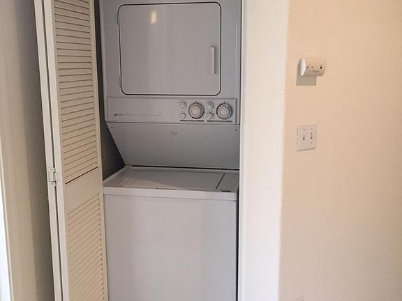 stacked washer and dryer