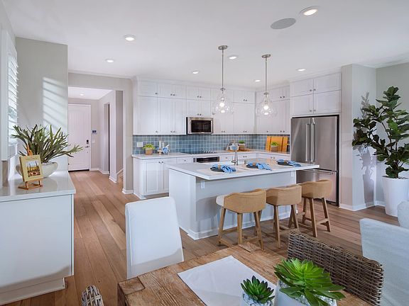 Plan 3 model home kitchen
