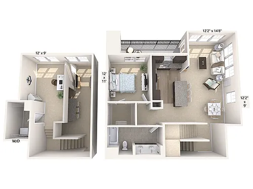Floor plan A10L-1200sq-Stainless