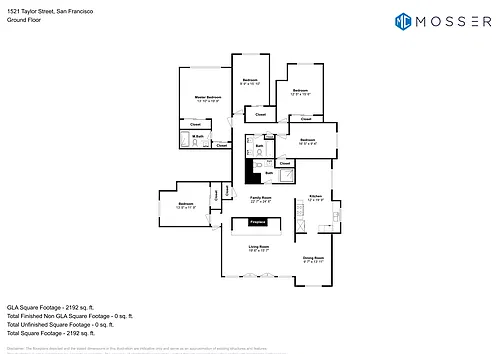 Floor plan 5 Bedroom