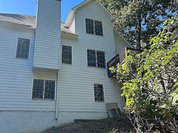 Rear of the house
