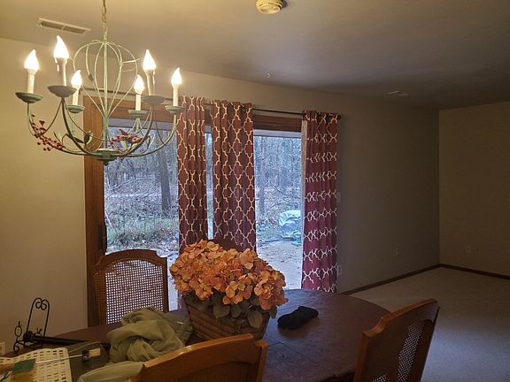 Formal dining room with dining room set