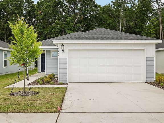 The Exterior of Elevation F at 7427 Queensgate Circle.