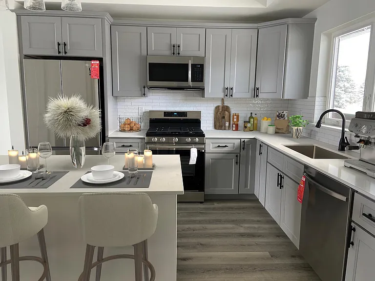 Kitchen Virtually Staged
