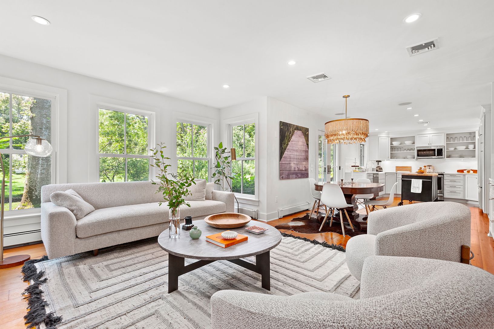 Open Great Room Dining Room