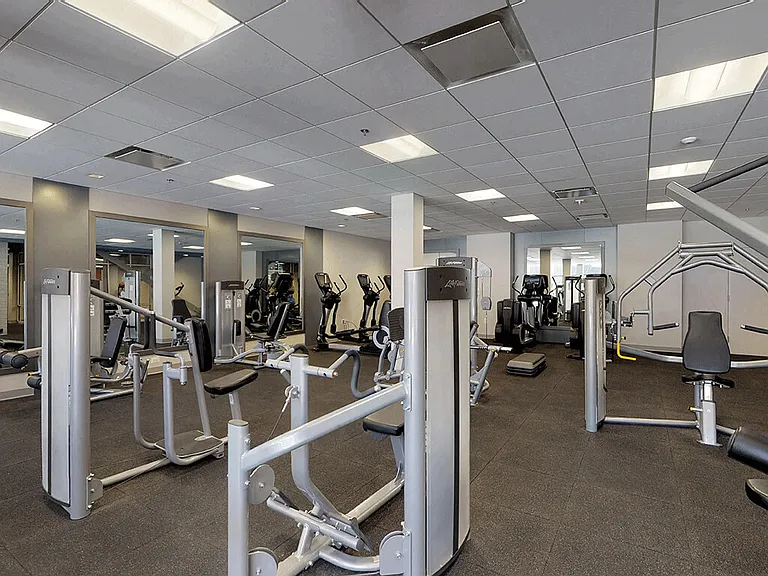 Diverse equipment in this stunning fitness facility