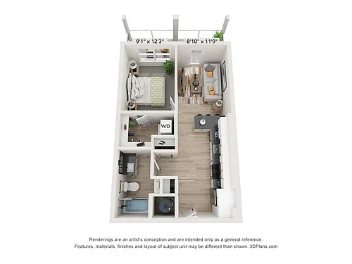 Floor plan A1